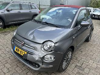 Salvage car Fiat 500C 0.9 Twin Air Turbo Lounge Cabriolet 2017/3